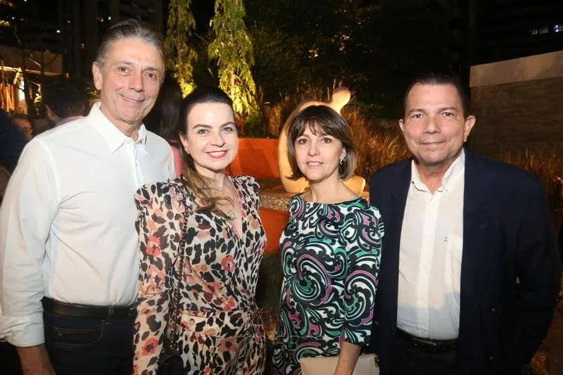 Afrânio e Daniela Barreira, Circe Jane e Fernando Castro Alves
