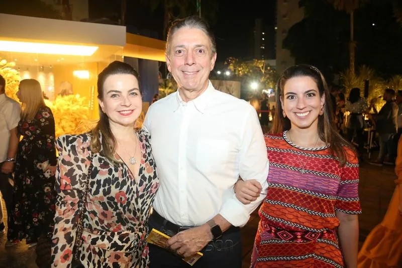Daniela, Afrânio e Ticiana Barreira