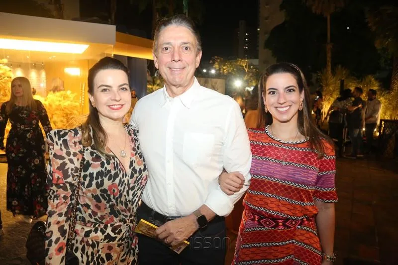 Daniela, Afrânio e Ticiana Barreira