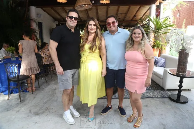 André, Michelle Aguiar, Inácio e Thatyane Bruno