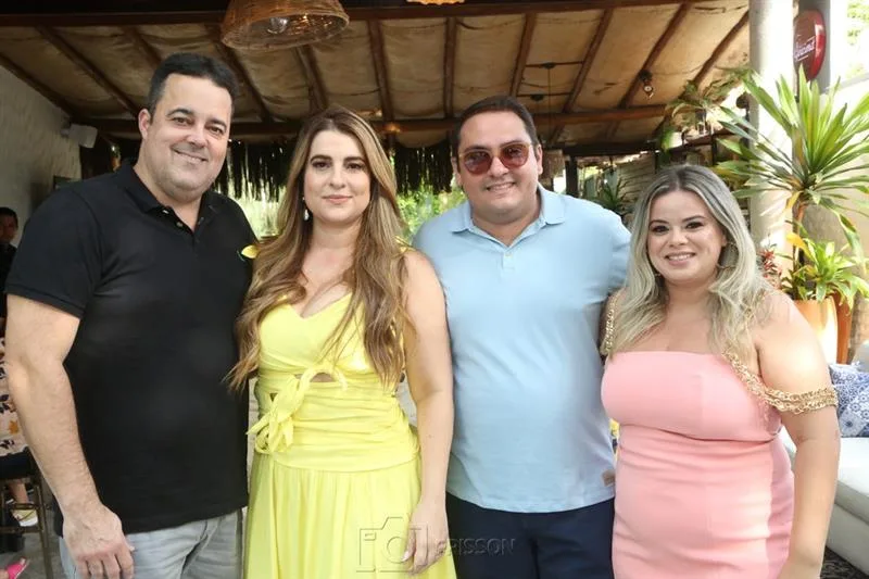 André, Michelle Aguiar, Inácio e Thatyane Bruno