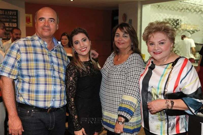 Álvaro Melo, Gisele Nasser, Denise e Nellie Lafuente