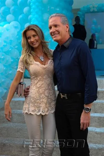 Ana Paula Siebert e Roberto Justus