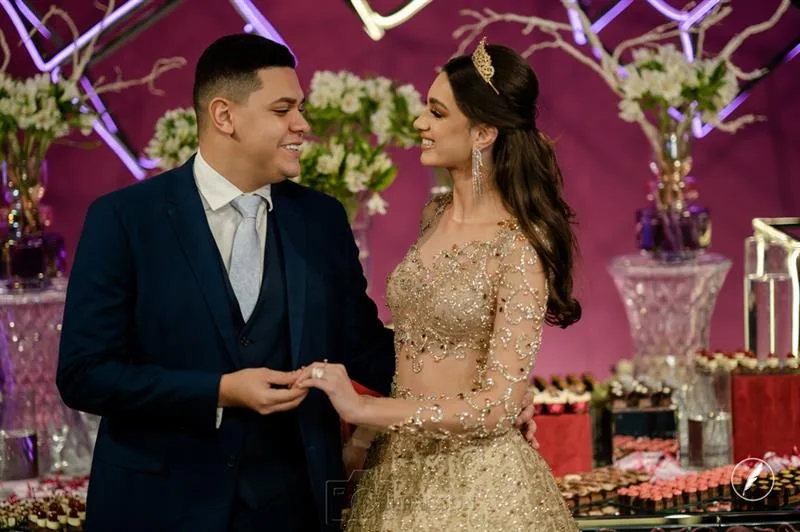 Anderson e Sophia Leitão