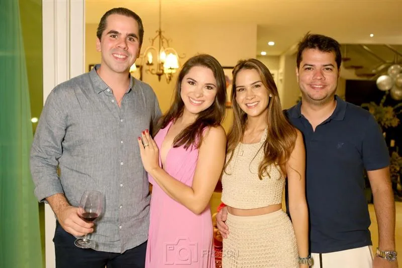 Alfredo, Ticiana Lima, Marina Brasil e Ronaldo Aguiar