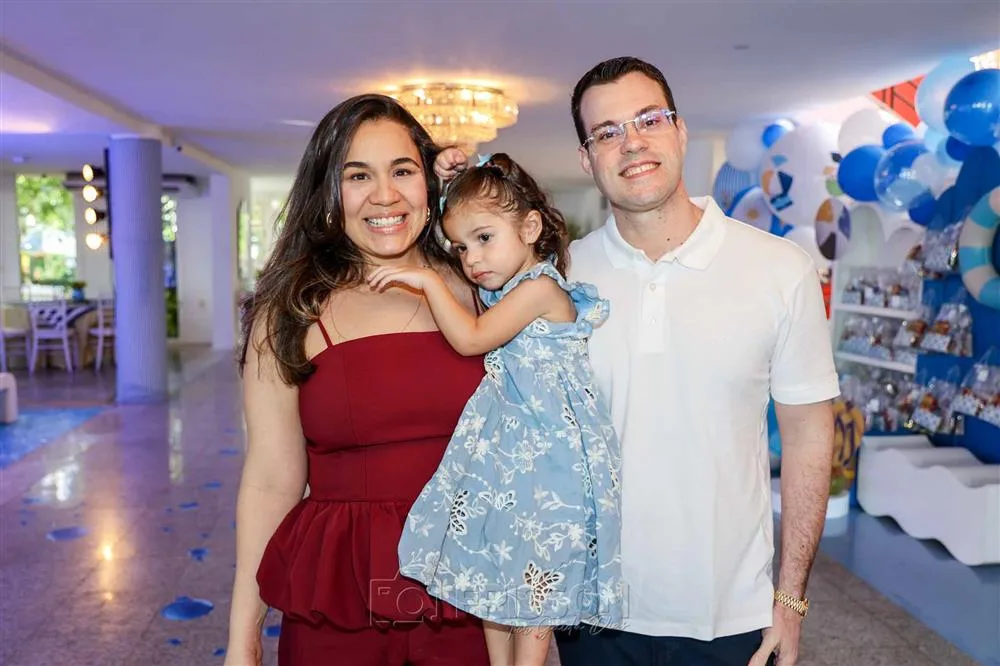 Barbara, Maria Alves e Flavio Filho