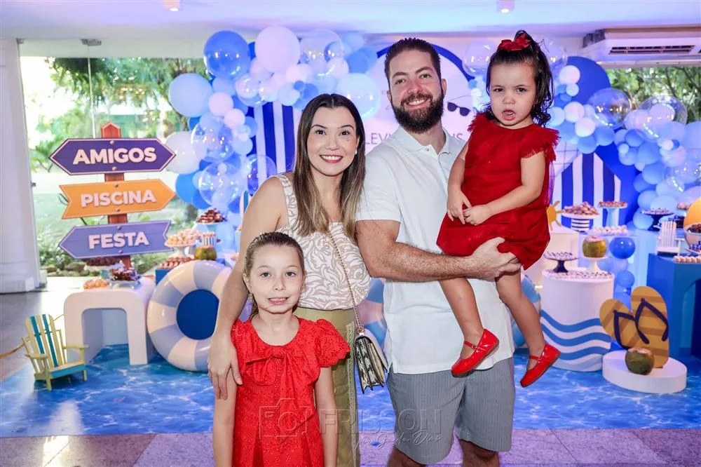 Cecilia, Natalia, Nilton e Catarina Leite