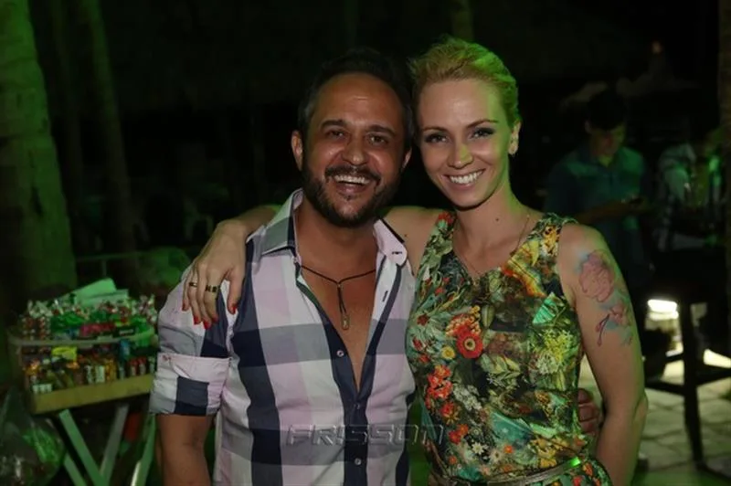 Evandro Melo e Stefany Vital