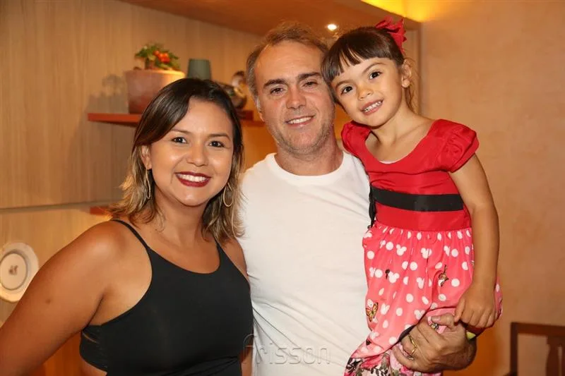 Andressa, Frederico e Mariana Nogueira