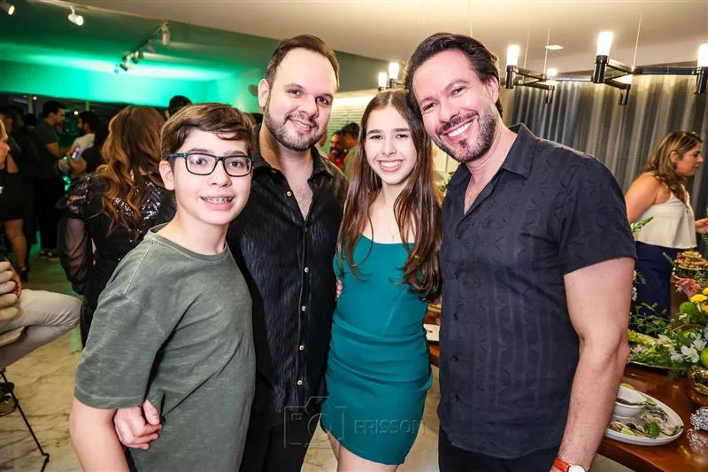 Alessandro, Jose Carlos, Valentina e Rafael Xerez