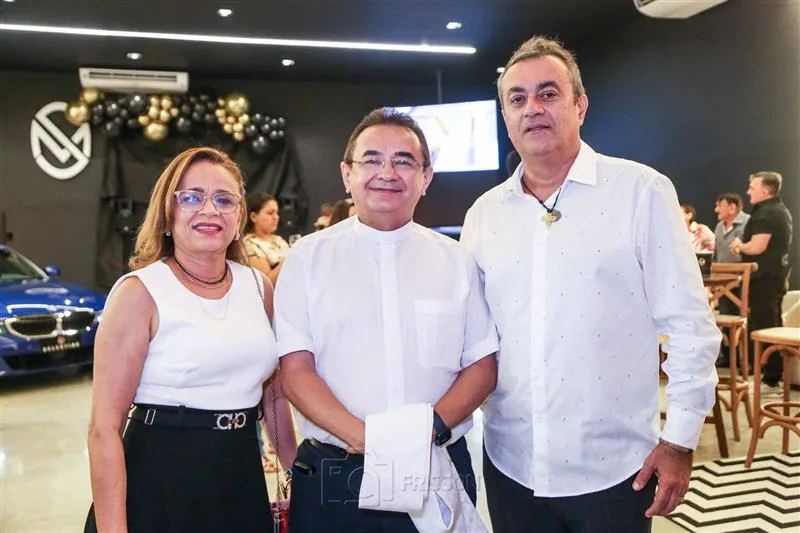 Fabiola Aragão, Padre Salles e Mário Célio Aragão