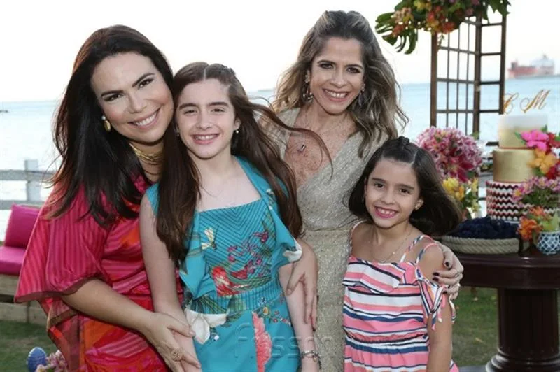 Andrea Rios, Maria Eduarda, Carla e Maria Clara Nogueira