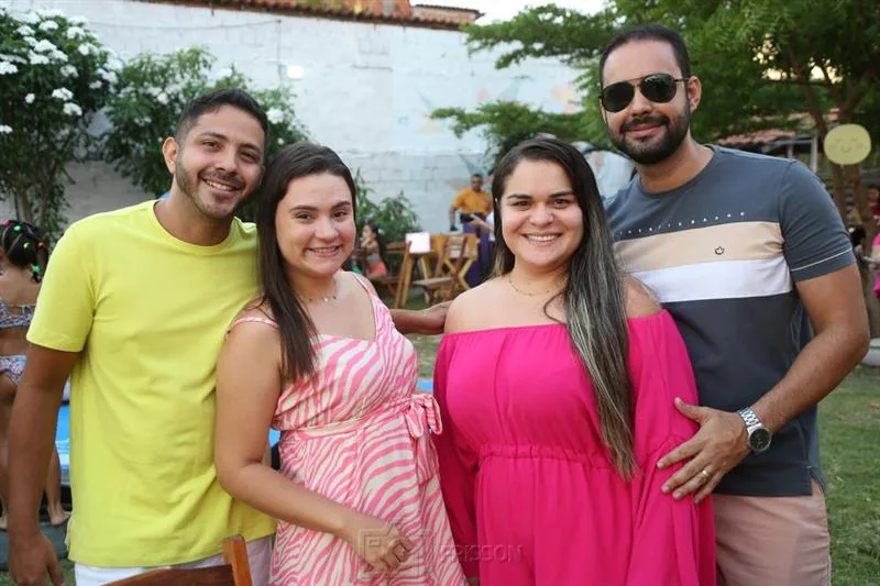 Cleilton da Silva, Brenda Gomes, Sandy Oliveira e Ruan Freitas