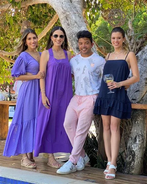 Tayra Romcy, Giuliana Botelho, Rafa Gualberto e Isabela Franklin
