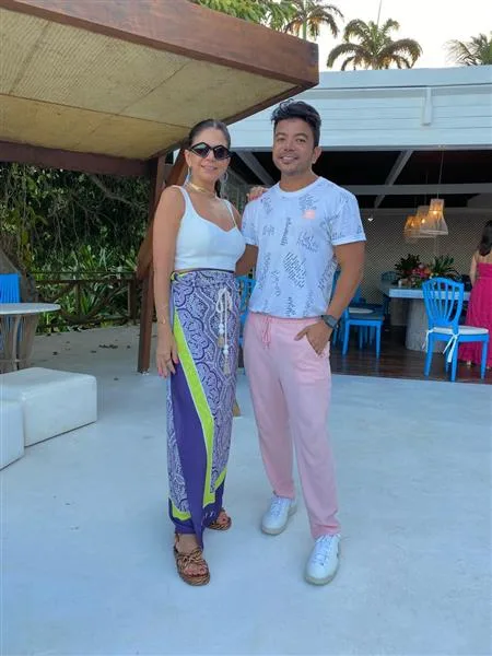 Maria Lúcia Negrão e Rafa Gualberto