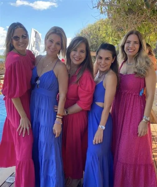 Luciana Fialho Borges, Jeritza Gurgel, Martinha Assunção, Adriana Queiroz e Karmilse Marinho