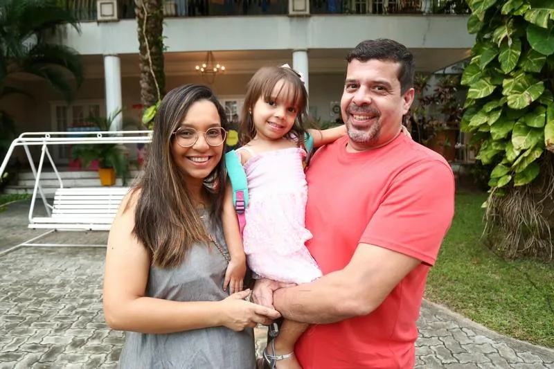 Ani, Júlia e Eduardo Xavier