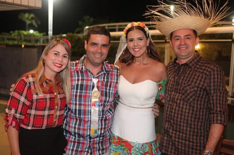 Camilla Carneiro, Stenio, Raquel Pimentel e Gladson Carneiro