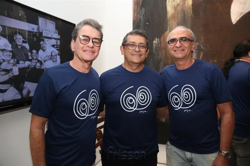 César Fiúza, José Guedes e Fernando Barreira