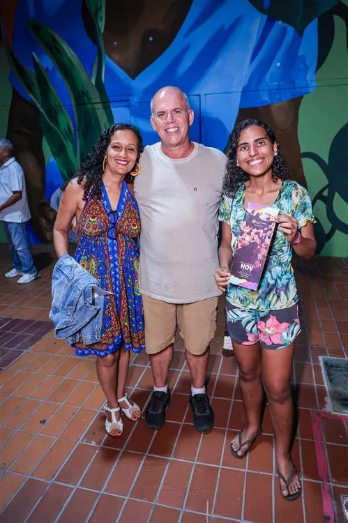 Kenia Santos, João Eduardo Gonçalves e Luisa Sobral