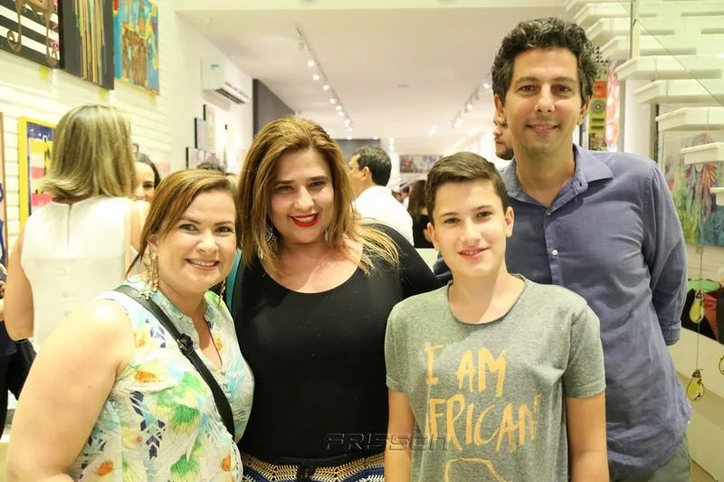 Briane de Castro, Montiele Arruda, Breno de Castro e Rodrigo Jereissati