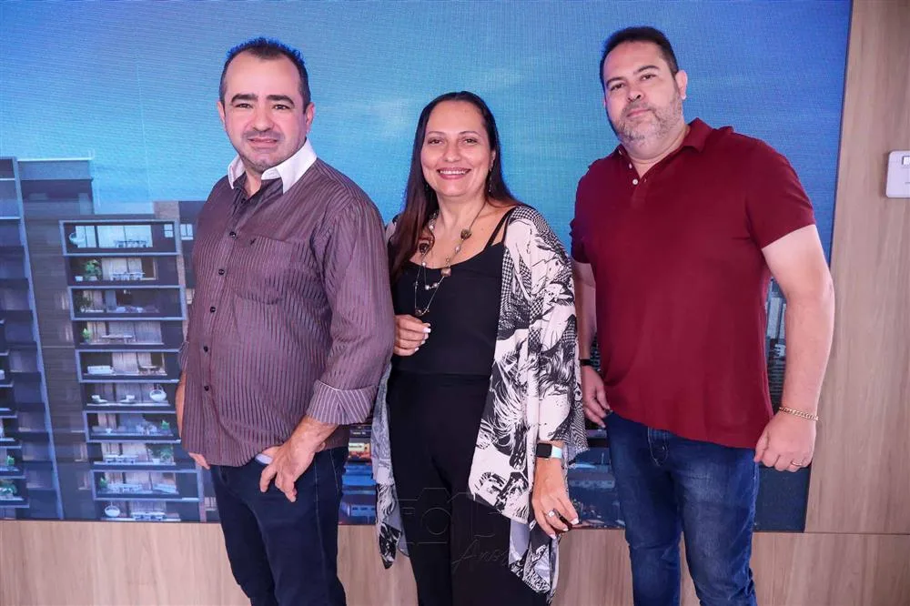 Daniel Aragão, Luciana Rios e João Paulo Brandão