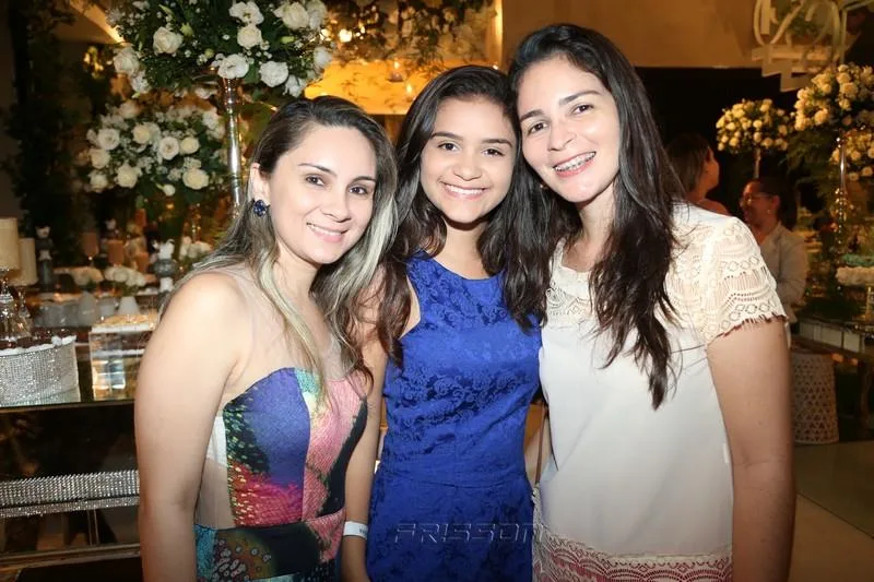 Denise Maia, Emile Maia e Isabele Barros