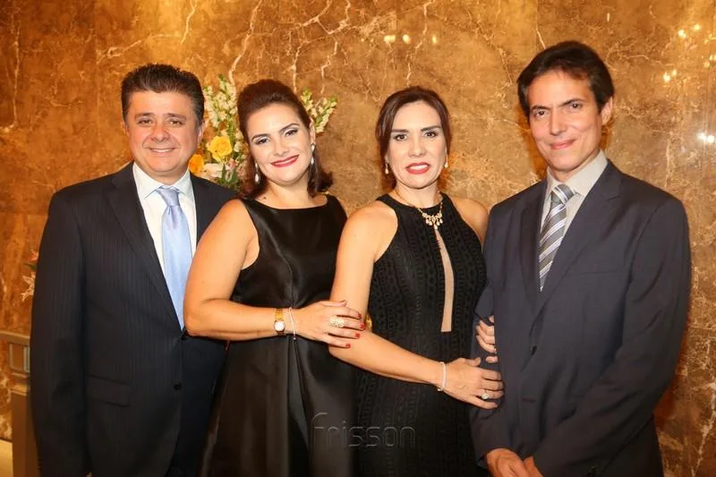 Alexandre e Ira Frota, Ane e Leo Alcantara