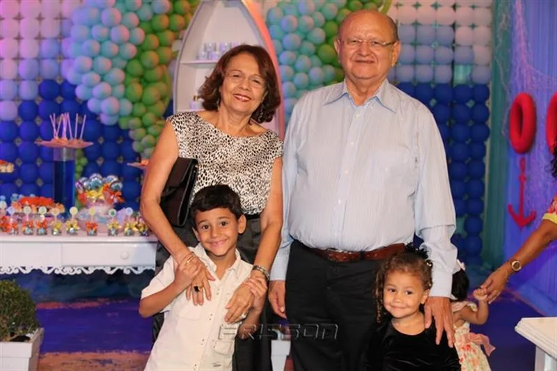Aurora Rocha, Antenor Costa, Arthur e Alícia