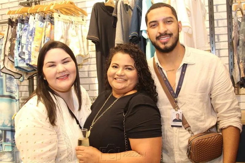 Amanda Picanço, Karine Lima e Jeferson Pinto