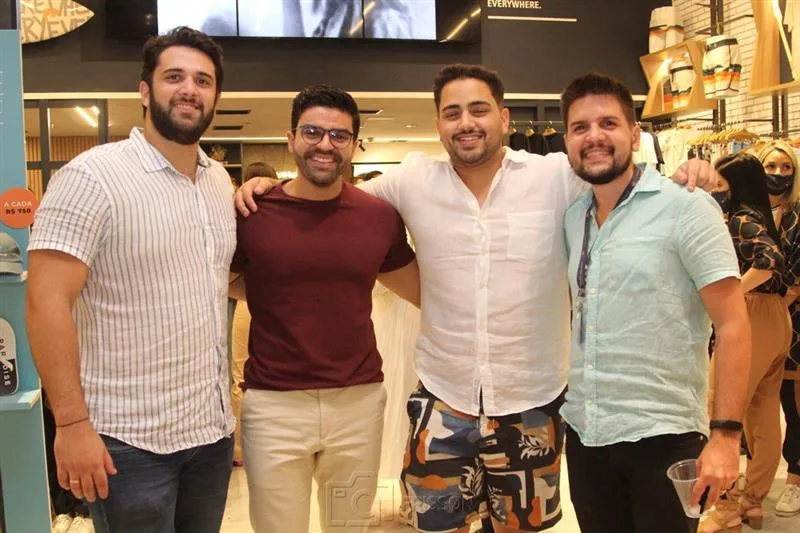 Bruno Nottingham, Felipe Borges, Rafael Pinto e Thiago Pereira