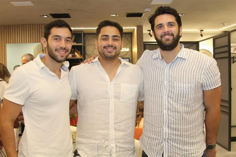 Demetrio Dibe, Rafael Pinto e Bruno Nottingham