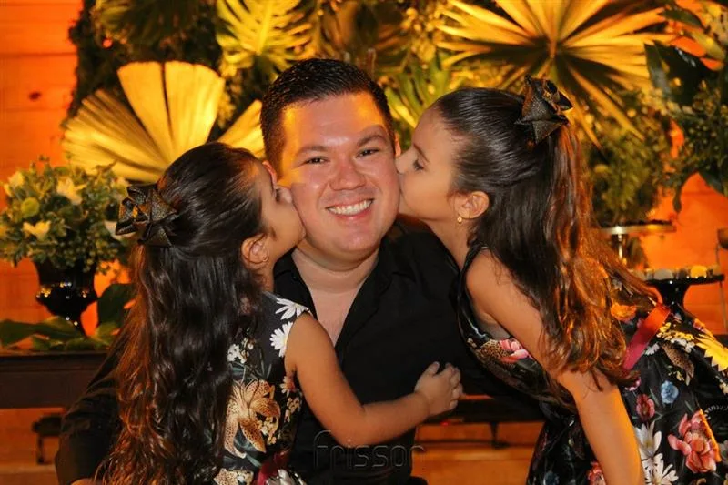 Antonela, Thiago e Valentina Maia