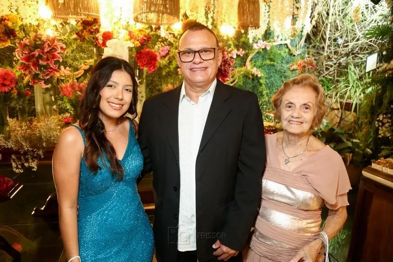 Ana Clara, Frederico Silva e Anita Santos