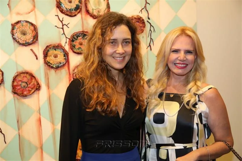 Adriana Varejão e Sandra Mourão