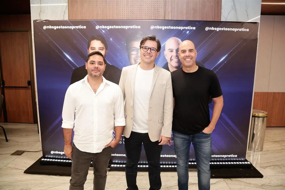 Leonardo Guimarães, Thiago Bassetti e Rogério Salume
