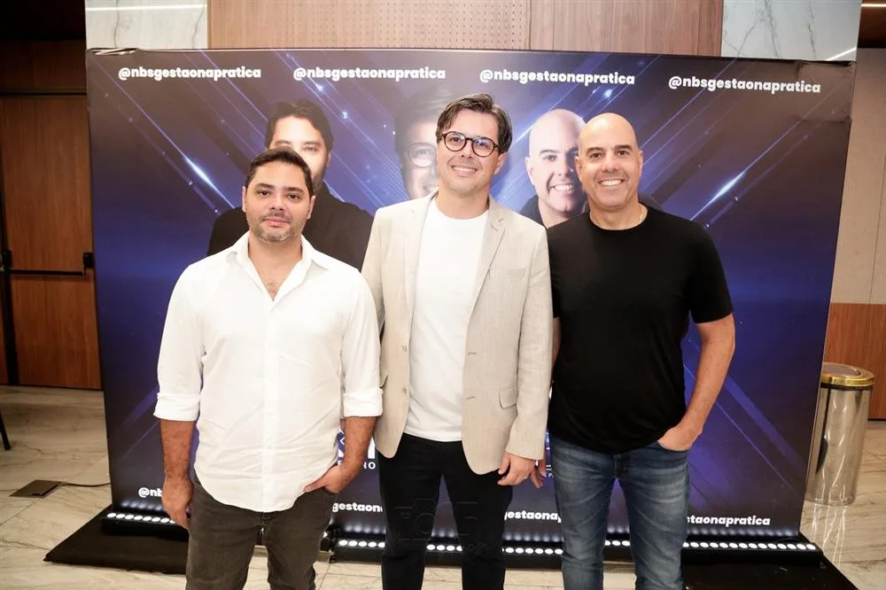 Leonardo Guimarães, Thiago Bassetti e Rogério Salume