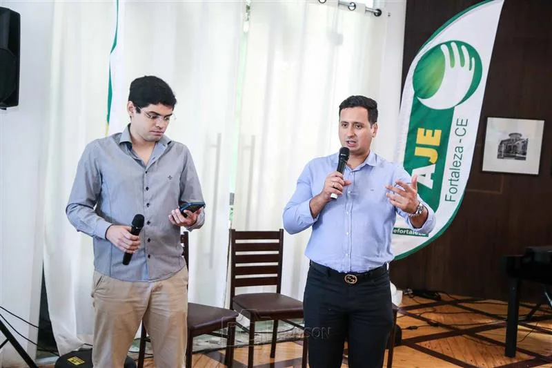 Almoço AJE com Evandro Leitão