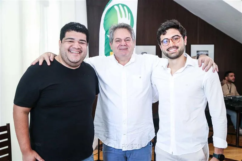 Anderson Queiroz, Osmar Baquit e Everardo Silveira Neto