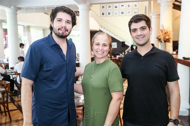 David Leitão, Samyra Guimaraes e Germano Belchior Filho