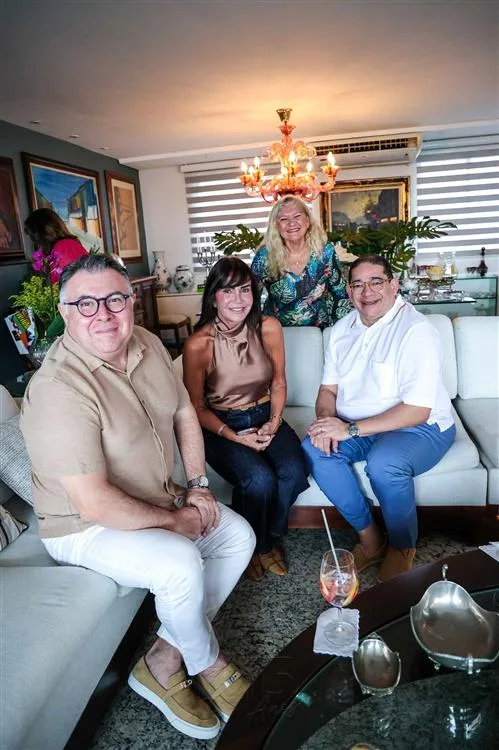 Andre Monte, Ana Luiza Barreira, Beth Pessoa e Alexandre Pitta
