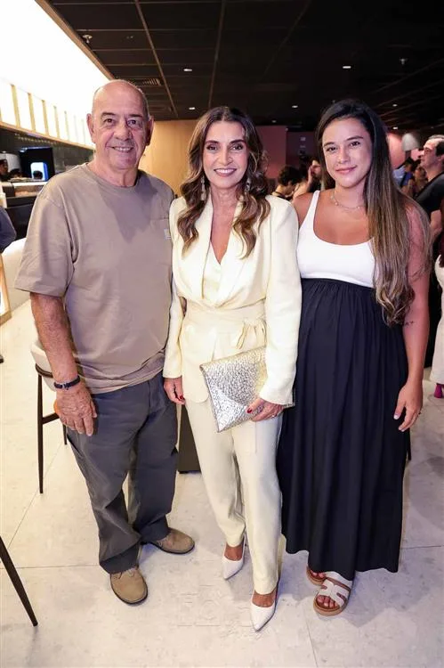 Fernando, Marcia e Talita Travessoni