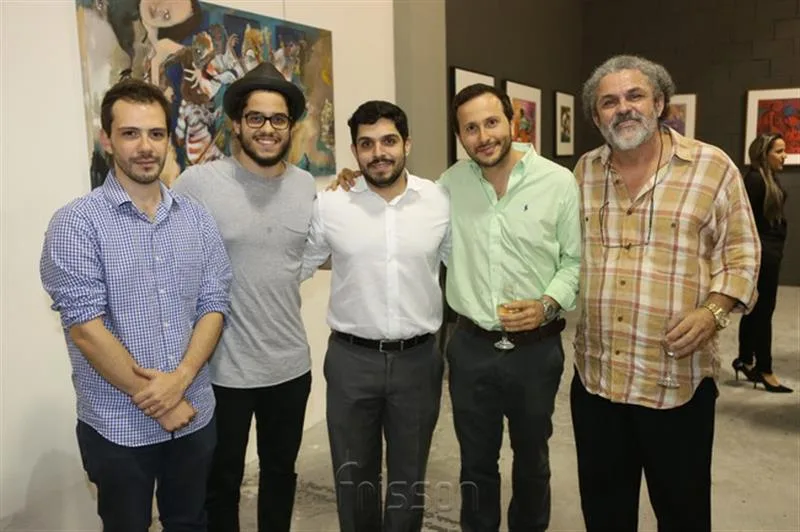 Aldonso Palácio, Cadeh Juaçaba, Fernando Laprovítera, Thiago Braga e Cláudio César