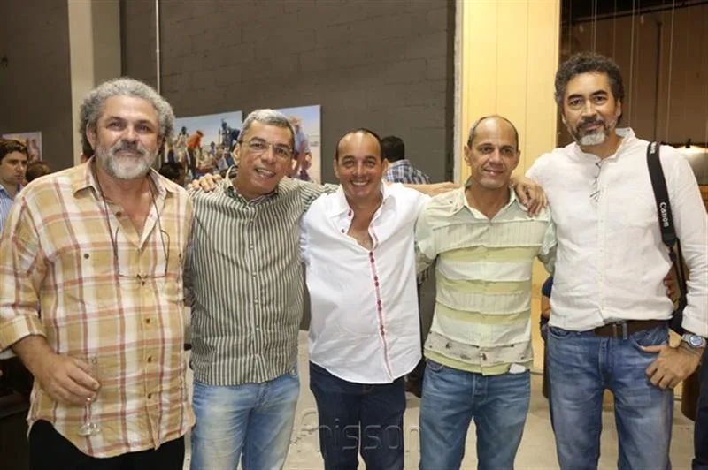 Cláudio César, Edimar Gonçalves, Ricarto Tavares, Mano Alencar e Fernando França