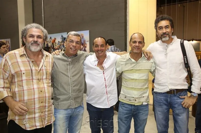 Cláudio César, Edimar Gonçalves, Ricarto Tavares, Mano Alencar e Fernando França