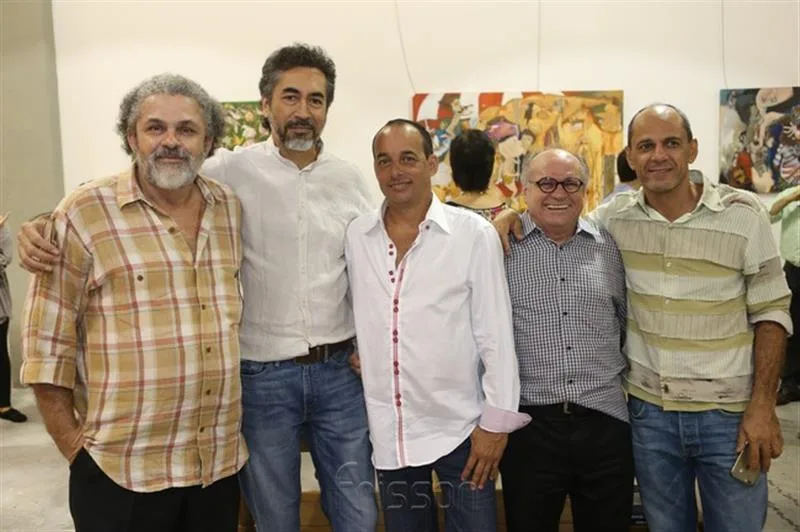 Cláudio César, Fernando França, Ricarto Tavares, Vando Figueiredo e Mano Alencar