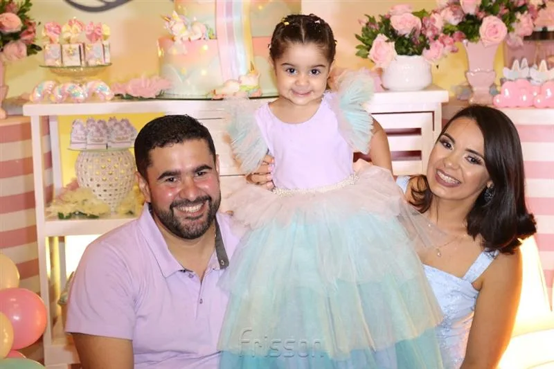 Luiz, Sophia Castro e Carolina Abraão