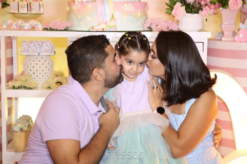 Luiz, Sophia Castro e Carolina Abraão