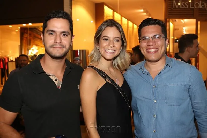 Alex Cunha, Marilia Fialho e Felipe Guedes