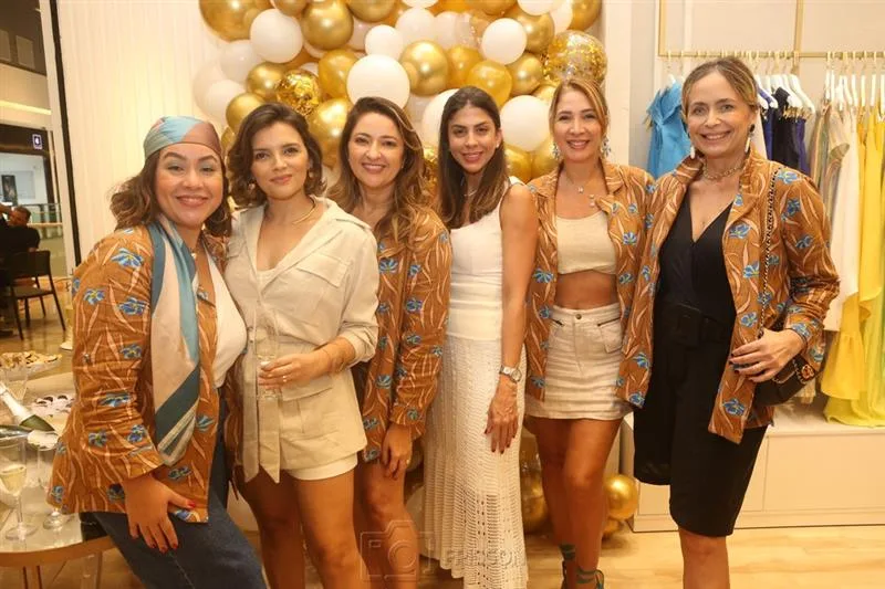 Andrea Cerqueira, Jaline Gea, Harla Pinheiro, Luciana Borges, Danielle Holanda e Andrea Fialho